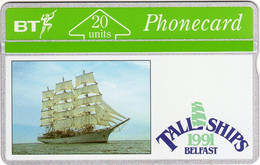 ENGLAND : BTC043/4 20u+40u Belfast Tall Ships Race ) ( Batch: 107C07499) MINT - BT Allgemeine