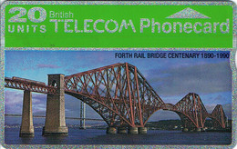 ENGLAND : BTC018 FORTH BRIDGE CENTENARY 20 U ( Batch: 021K00372) USED - BT Allgemeine