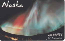 TARJETA DE ALASKA DE UNA AURORA BOREAL DE 20 UNITS - [2] Chip Cards