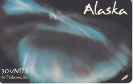 TARJETA DE ALASKA DE UNA AURORA BOREAL DE 30 UNITS - [2] Chip Cards