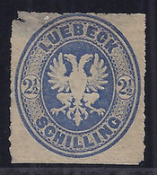 ALEMANIA/LUBECK 1863- Yvert #11 - Sin Goma (*) Defectos - Luebeck
