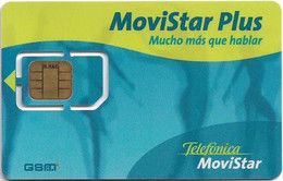 Spain - Telefonica Movistar - Movistar Plus, Mucho Mas Que Hablar #1, GSM SIM2 Mini, Mint - Telefonica