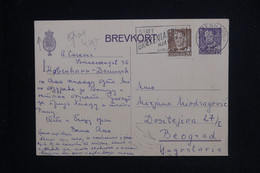 DANEMARK - Entier Postal + Complément De Copenhague En 1953 Pour La Yougoslavie - L 124601 - Interi Postali
