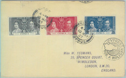 83321 - CYPRUS  - POSTAL HISTORY -  FDC Cover  ROYALTY  1937 - Other & Unclassified