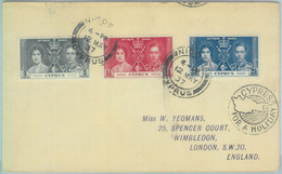 83321 - CYPRUS  - POSTAL HISTORY -  FDC Cover  ROYALTY  1937 - Autres & Non Classés