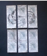 STAMPS 香港 HONG KONG 1954 Queen Elizabeth II 茅根 中國 - Usados