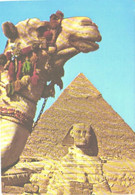 Egypt:Giza Sphinx And Kephre Pyramid - Piramiden