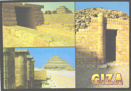 Egypt:Giza, Zoser's Step Pyramid And Fluted Columns - Piramiden