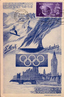 CARTE MAXIMUM . JEUX OLYMPIQUES 1948 - Sommer 1948: London