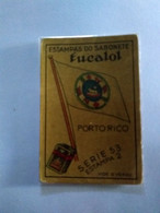 Puerto Rico.eucalol Soap Cromo(2) Flag 6*9 Cm.no Postcard 2 Types 1935/50.better Cond.e7 Reg Post.conmems.for Post - Puerto Rico