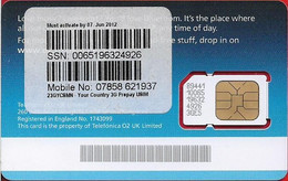 UK - O2 - Blueroom 3G #1 - GSM SIM2 Mini, Mint - Emissions Entreprises