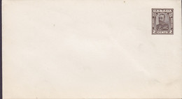 Canada Postal Stationery Ganzsache Entier 2c. George V. Cover Umschlag (165 X 93 Mm) Unused - 1903-1954 Kings