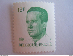 België Belgique 1984 Boudewijn Baudouin Type Velghe Witte Gom Papier Epacar Gomme Blanche  2113P5a MNH ** - 1981-1990 Velghe