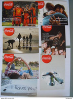 Coca Cola  Winter 2013-2014 7 Cartes Kaarten Boomerang Belgique België Pub - Postcards