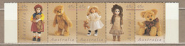 AUSTRALIA 1997 Dolls Strip MNH(**) Mi 1636-1640 #33482 - Poppen