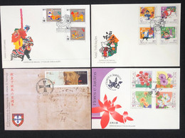 MACAU LOT OF 4 FDC ALL FINE - FDC