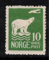 NORWAY 1925 10 Ore Air Amundsen's Polar Flight SG 171 HM #AHV6 - Ungebraucht