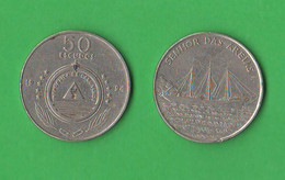 Capo Verde 50 Escudos 1994 Cape Verde Cap Vert Nichel Coin Saliship Senhor Das Areias - Cape Verde