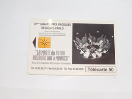 Télécarte Monaco , MF34 , Magie Du Futur , TBE , Cote : 4 Euros - Monaco