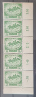 AUSTRIA 1915 - MNH - ANK181 - Strip Of 5 From Corner! - Unused Stamps