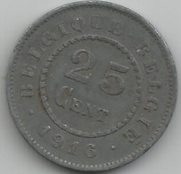 ALBERT I * 25 Cent 1916 Frans/vlaams * Prachtig * Nr 11344 - 25 Cent