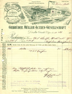 DORSTEN I W 1909 Rechnung Deko " Gebr.Müller AG Honigwerke Kaffeesurrogate Ölmühle " - Alimentaire