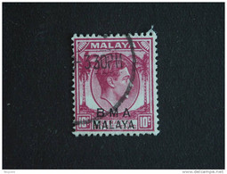 Malacca Straits Settlements Malaya 1945 George VI   BMA Yv 7 O - Malaya (British Military Administration)