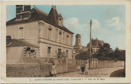 ST ETIENNE DE MONT LUC  -LOIRE INFERIEUR -RUE DE LA GARE -ANNEE 1946 - Saint Etienne De Montluc