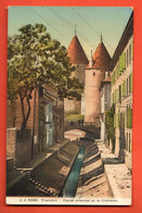 ZQF-17 Yverdon Canal Oriental Château Jullien 5680 Cachet Militaire 1909 SAPPEUR RECRUTEMENT Et Riddes. Lame Rasoir - Yverdon-les-Bains 