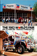 Tennessee Knoxville 1982 World's Fair Republic Of The Philippines Pavilios & King Of The Road Bus - Knoxville