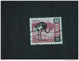 Kenya Kenia 1966-1969 Autriche Struisvogel Yv 27A O - Straussen- Und Laufvögel