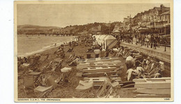 Postcard Isle Of Wight Sandown The Promenade Posted 1958 Photochrom - Sandown