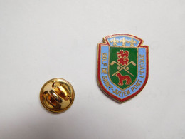 Beau Pin's En EGF , Golf De Saint Julien , Pont L'Evéque , Blason , Calvados - Golf