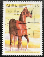 Cuba - C10/29 - (°)used - 1995 - Michel 3838 - Postzegeltentoonstelling Singapor - Gebraucht