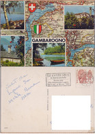 Gambarogno (Ticino). Vedute. Viaggiata 1980 - Arogno