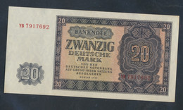 DDR Rosenbg: 351b, KN 7stellig, Austauschnote, Serien: YA, YB, ZA Bankfrisch 1955 20 Deutsche Mark (9810590 - 20 Deutsche Mark