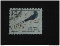 Zuid Afrika South Africa Afrique Du Sud RSA 1993 Oiseaux Birds Hirundo Atrocaerulea Yv 822 Sc 865 O - Schwalben