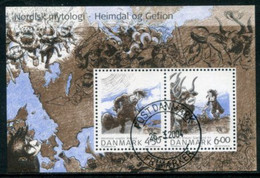 DENMARK 2004 Nordic Mythology Block Used.  Michel Block 22 - Used Stamps