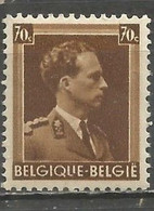 Belgique - Léopold III Col Ouvert N°427V1** "U Cassé" - Other & Unclassified