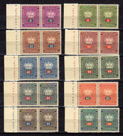 Liechtenstein 1950,  Service Dienst 35 / 44** En Paire, Cote 16,50 € - Servizio