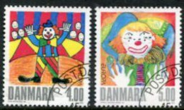 DENMARK 2002 Europa: Circus Used.  Michel 1310-11 - Usado