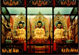Canada Richmond International Buddhist Society Central Shrine Buddha Statues - Richmond