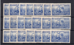 !!! GRANDE SERIE COLONIALE, SERIE CURIE COMPLETE NEUVE ** - 1938 Pierre Et Marie Curie