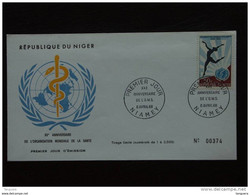 Niger FDC Verjaardag Anniversaire WGO OMS WHO Yv 217 - WHO