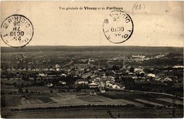 CPA Vue Générale De VINCEY Et De PORTIEUX. (398426) - Vincey