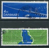 DENMARK 2000 Øresund Bridge  Used... Michel 1253-54 - Oblitérés