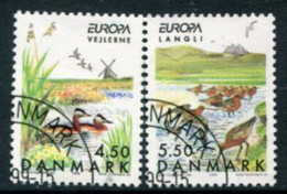 DENMARK 1999  Europa: National Parks  Used.  Michel 1211-12 - Oblitérés