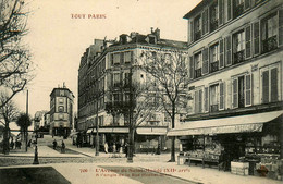 Tout Paris 12ème * N°706 * L'avenue De St Mandé , à L'angle De La Rue Michel Bizot * Maison L. VASSEUR Commerce Magasin - District 12