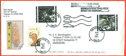 United States 2003.The Envelope Passed Through The Mail. - Cartas & Documentos