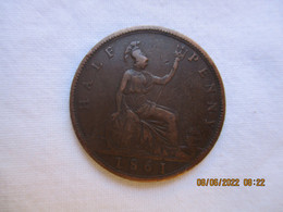 GB Half Penny 1862 - C. 1/2 Penny